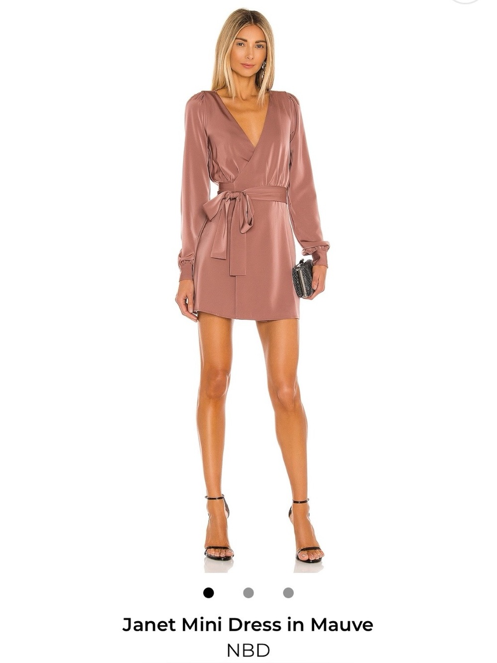 NBD Janet Mini Dress in Mauve